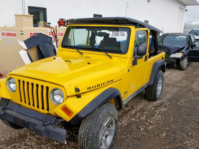 1J4FA64S16P748000 - 2006 JEEP WRANGLER / YELLOW photo 9