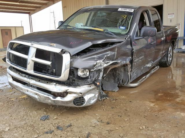 1D7HA18D63S242920 - 2003 DODGE RAM 1500 S GRAY photo 2