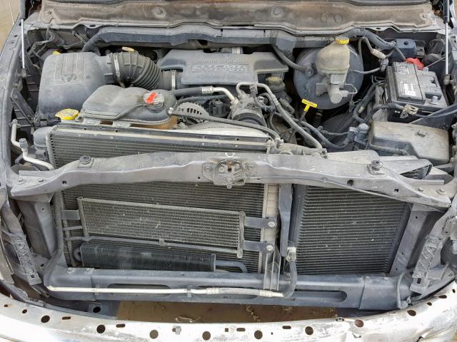 1D7HA18D63S242920 - 2003 DODGE RAM 1500 S GRAY photo 7