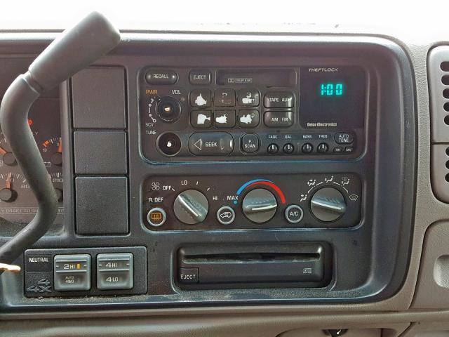 1GKEK13R5XJ707247 - 1999 GMC YUKON GRAY photo 9