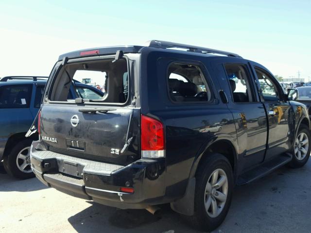 5N1AA08D28N632890 - 2008 NISSAN ARMADA SE BLACK photo 4