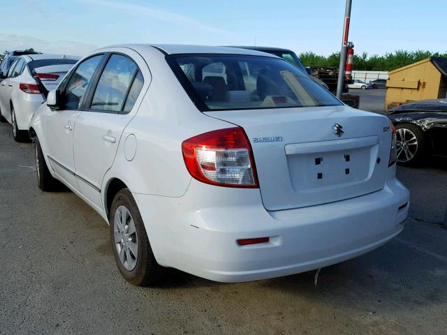 JS2YC5A20B6304250 - 2011 SUZUKI SX4 LE WHITE photo 3