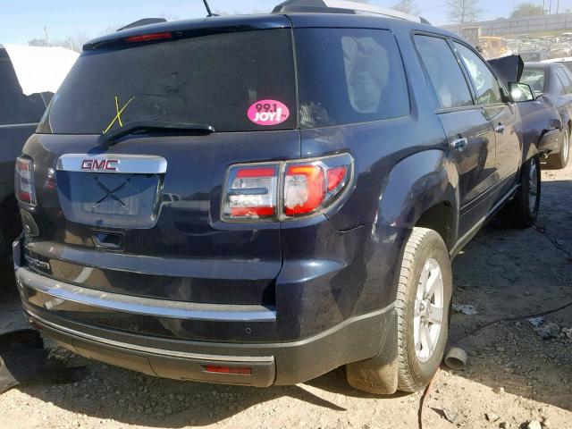 1GKKRPKD8FJ164093 - 2015 GMC ACADIA SLE BLACK photo 4