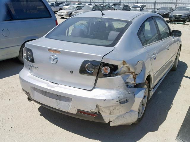 JM1BK324581132231 - 2008 MAZDA 3 S BLACK photo 4