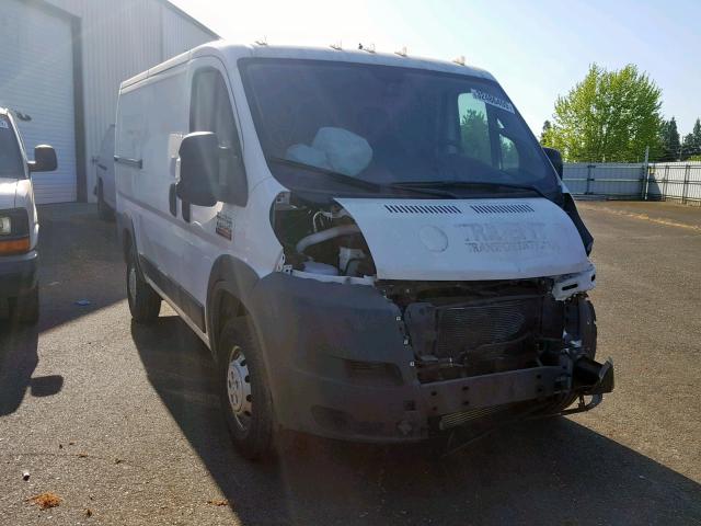 3C6TRVAG7JE103024 - 2018 RAM PROMASTER WHITE photo 1