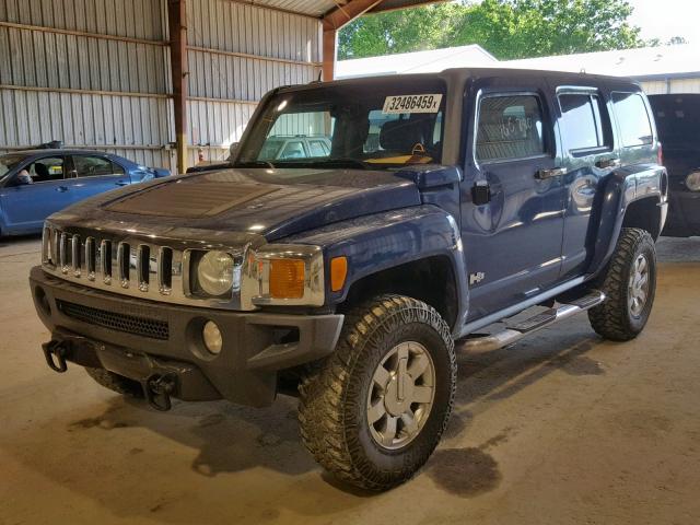 5GTDN136468166131 - 2006 HUMMER H3 BLUE photo 2