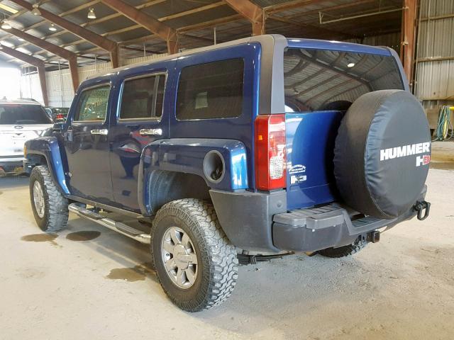 5GTDN136468166131 - 2006 HUMMER H3 BLUE photo 3