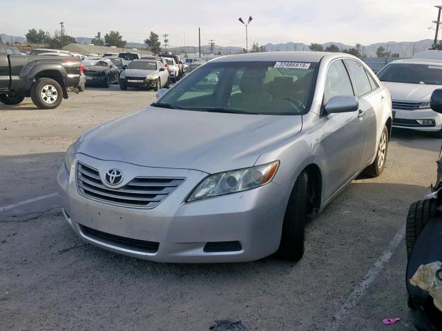 4T1BB46K99U082511 - 2009 TOYOTA CAMRY HYBR SILVER photo 2