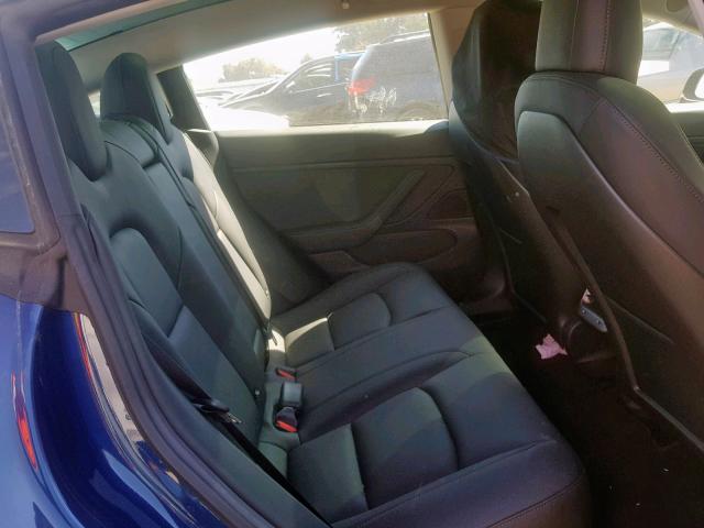 5YJ3E1EB1JF063772 - 2018 TESLA MODEL 3 BLUE photo 6