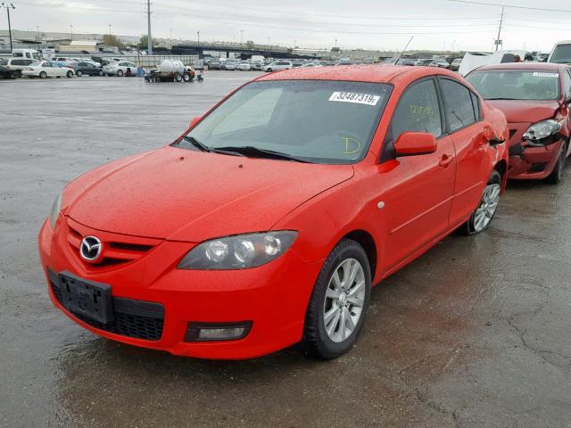 JM1BK323671714280 - 2007 MAZDA 3 S RED photo 2