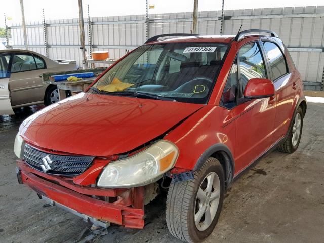 JS2YB413075105900 - 2007 SUZUKI SX4 RED photo 2