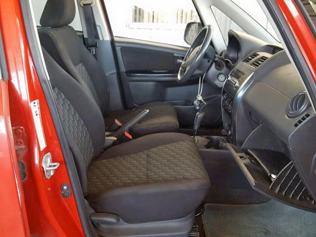 JS2YB413075105900 - 2007 SUZUKI SX4 RED photo 5