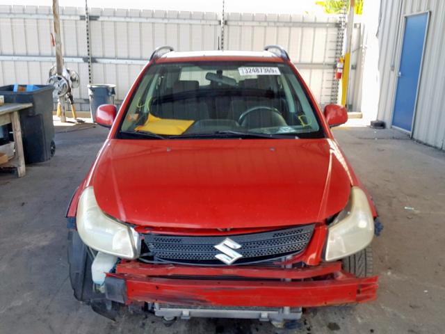 JS2YB413075105900 - 2007 SUZUKI SX4 RED photo 9