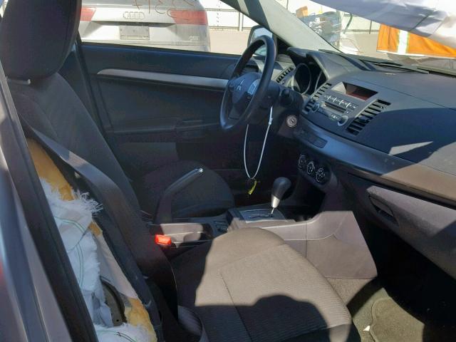 JA32V2FW7CU031453 - 2012 MITSUBISHI LANCER SE SILVER photo 5