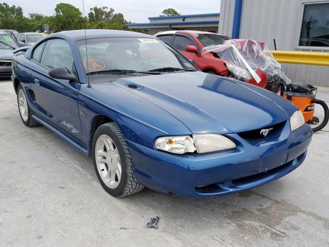 1FAFP42X3WF250996 - 1998 FORD MUSTANG GT BLUE photo 1