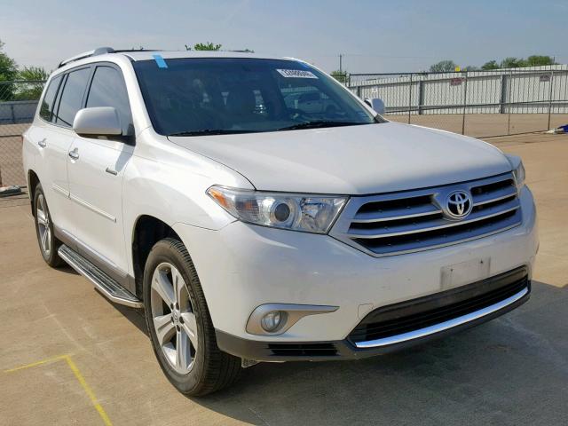 5TDYK3EH2DS131544 - 2013 TOYOTA HIGHLANDER WHITE photo 1