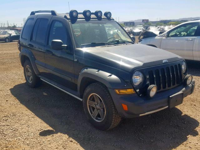 1J4GL38K75W575546 - 2005 JEEP LIBERTY RE BLACK photo 1