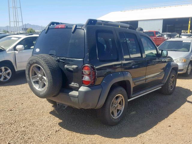 1J4GL38K75W575546 - 2005 JEEP LIBERTY RE BLACK photo 4