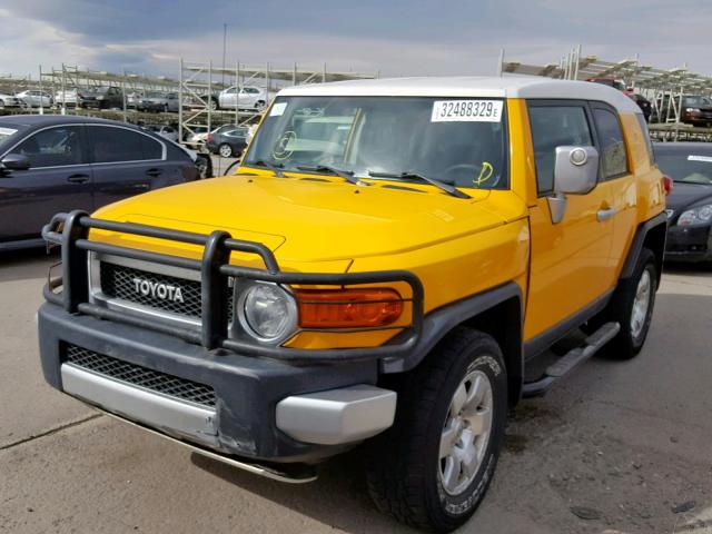 JTEBU11F770079596 - 2007 TOYOTA FJ CRUISER YELLOW photo 2