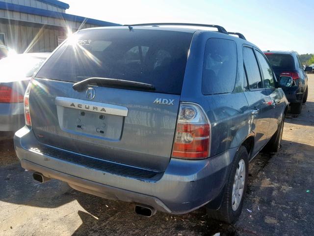 2HNYD18696H536305 - 2006 ACURA MDX TOURIN BLUE photo 4