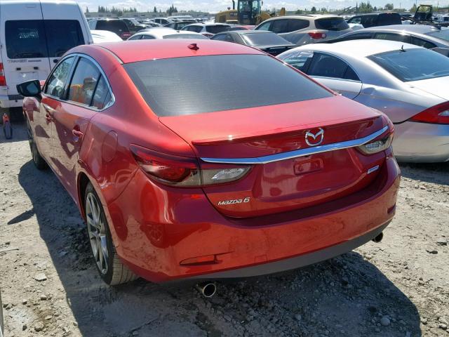 JM1GL1W55H1112264 - 2017 MAZDA 6 GRAND TO RED photo 3