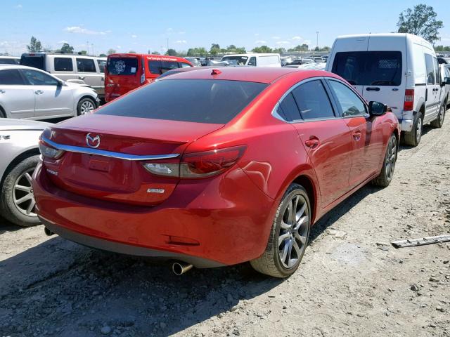 JM1GL1W55H1112264 - 2017 MAZDA 6 GRAND TO RED photo 4