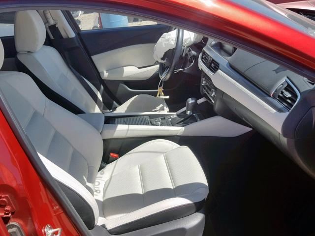 JM1GL1W55H1112264 - 2017 MAZDA 6 GRAND TO RED photo 5