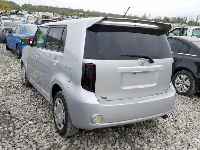 JTLKE50E191081296 - 2009 TOYOTA SCION XB 银色 照片 3