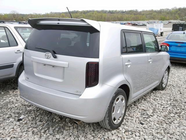 JTLKE50E191081296 - 2009 TOYOTA SCION XB 银色 照片 4