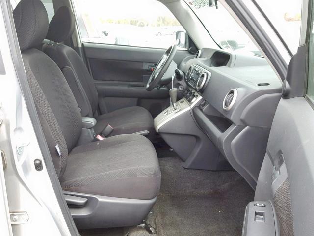JTLKE50E191081296 - 2009 TOYOTA SCION XB 银色 照片 5