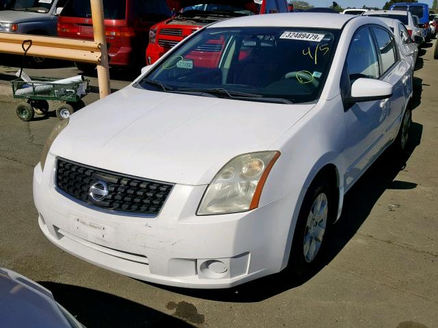 3N1AB61E98L659854 - 2008 NISSAN SENTRA 2.0 WHITE photo 2