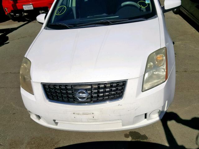 3N1AB61E98L659854 - 2008 NISSAN SENTRA 2.0 WHITE photo 7