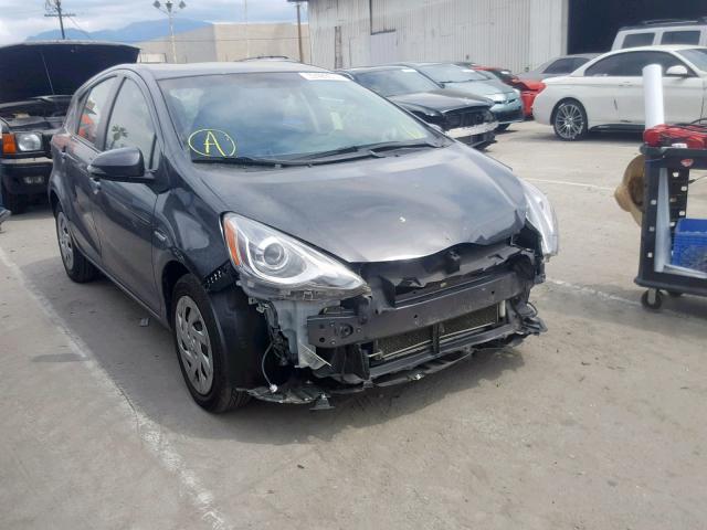 JTDKDTB33G1115993 - 2016 TOYOTA PRIUS C GRAY photo 1