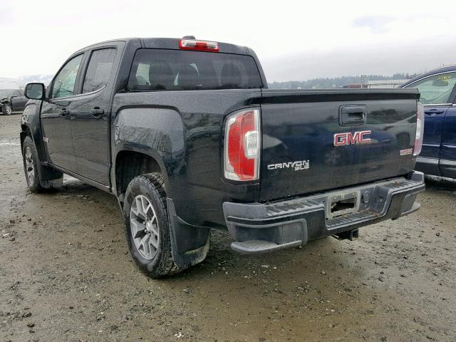 1GTG6BE39F1179329 - 2015 GMC CANYON SLE BLACK photo 3