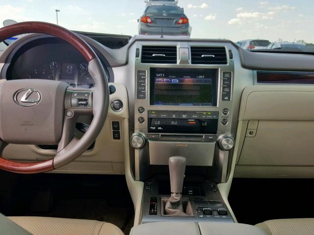 JTJBM7FX8B5032868 - 2011 LEXUS GX WHITE photo 9