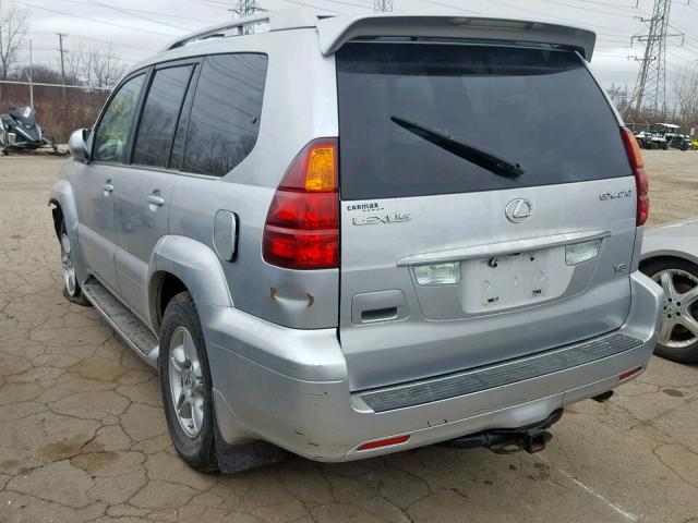 JTJBT20X470133019 - 2007 LEXUS GX 470 SILVER photo 3