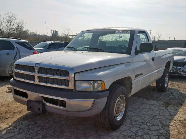 3B7KC26Z11M547794 - 2001 DODGE RAM 2500 WHITE photo 2