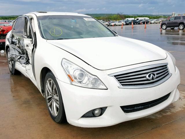 JN1CV6AP8CM623850 - 2012 INFINITI G37 BASE WHITE photo 1