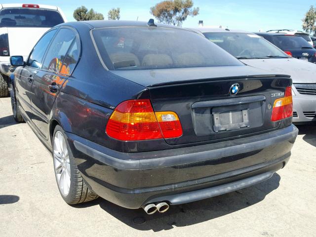 WBAEV53445KM43134 - 2005 BMW 330 I BLACK photo 3