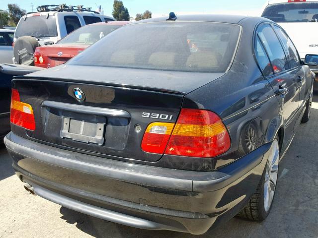 WBAEV53445KM43134 - 2005 BMW 330 I BLACK photo 4