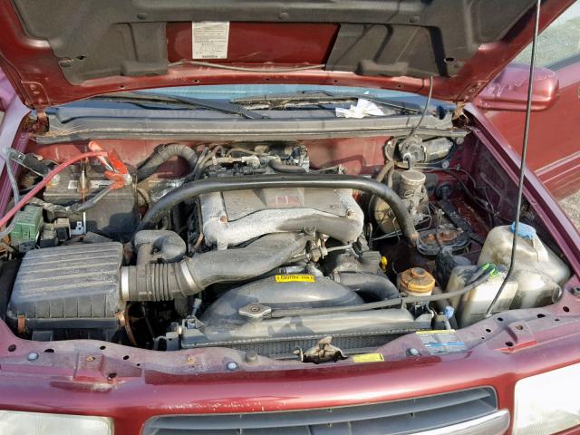 2CNBJ634036934464 - 2003 CHEVROLET TRACKER LT MAROON photo 7