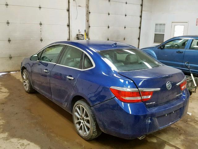 1G4PR5SK2D4187154 - 2013 BUICK VERANO CON BLUE photo 3