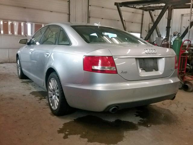 WAUDH74FX6N165659 - 2006 AUDI A6 3.2 QUA GRAY photo 3