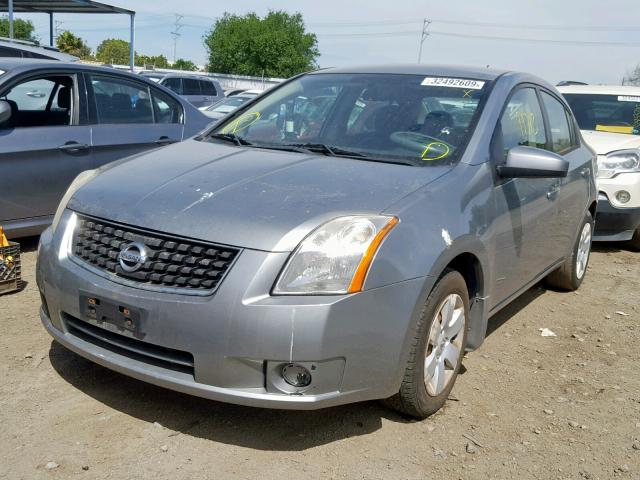 3N1AB61E19L634447 - 2009 NISSAN SENTRA 2.0 GRAY photo 2