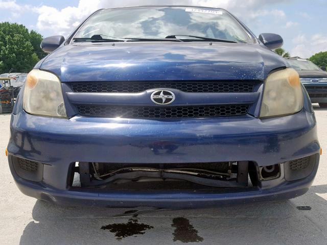 JTKKT604860146007 - 2006 TOYOTA SCION XA BLUE photo 9