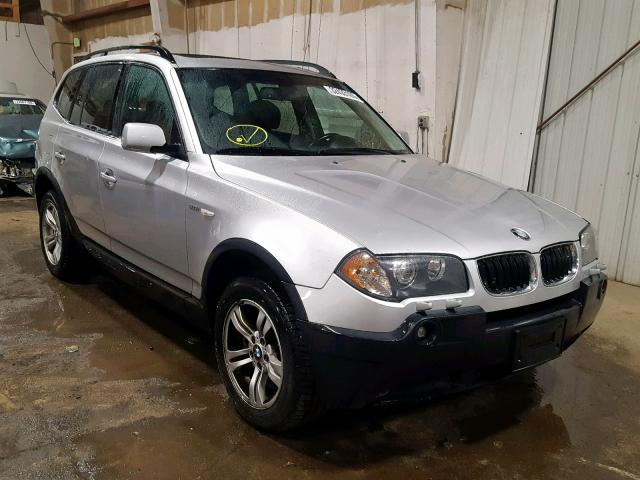 WBXPA93415WD20890 - 2005 BMW X3 3.0I SILVER photo 1