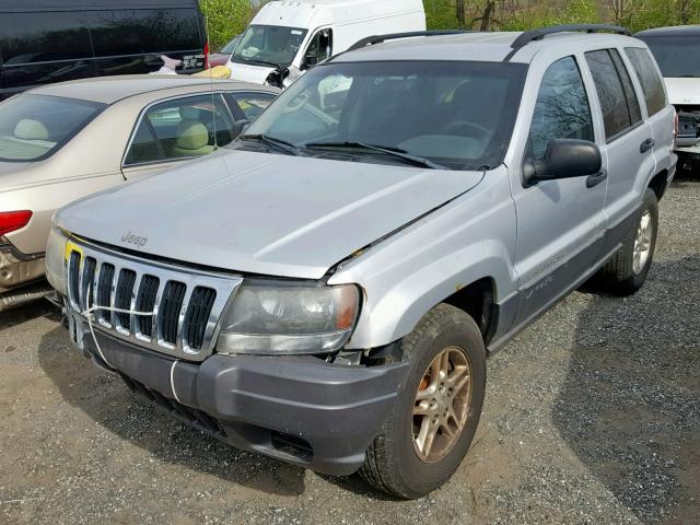 1J4GW48S62C248968 - 2002 JEEP GRAND CHER SILVER photo 2