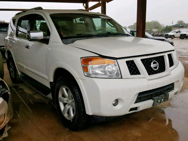 5N1BA0ND8AN610777 - 2010 NISSAN ARMADA SE WHITE photo 1