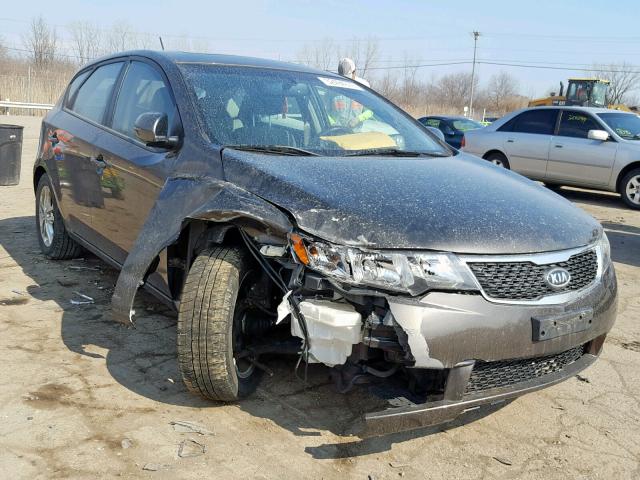 KNAFU5A20B5358570 - 2011 KIA FORTE EX GRAY photo 1