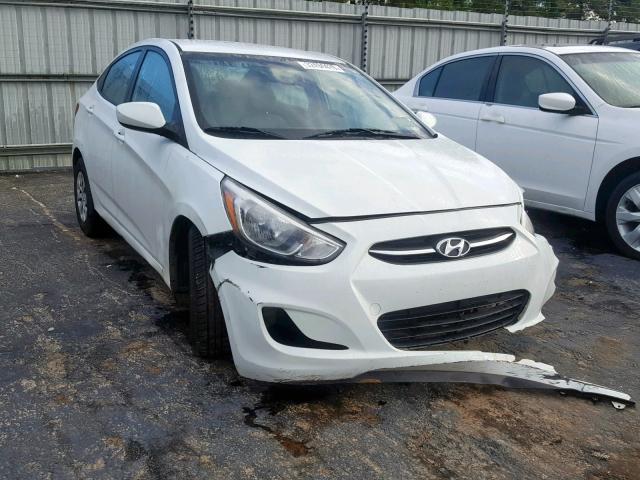 KMHCT4AE5GU972309 - 2016 HYUNDAI ACCENT SE WHITE photo 1